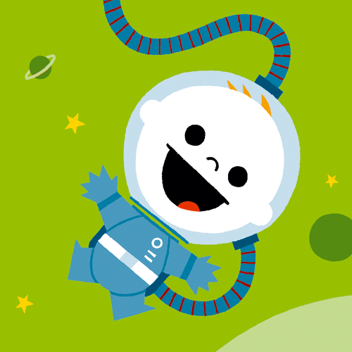 geboortekaartje astronaut