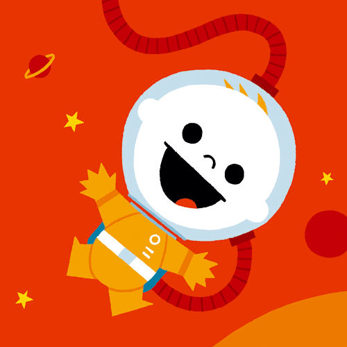 geboortekaartje astronaut