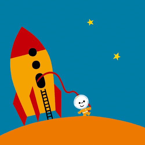 geboortekaartje astronaut