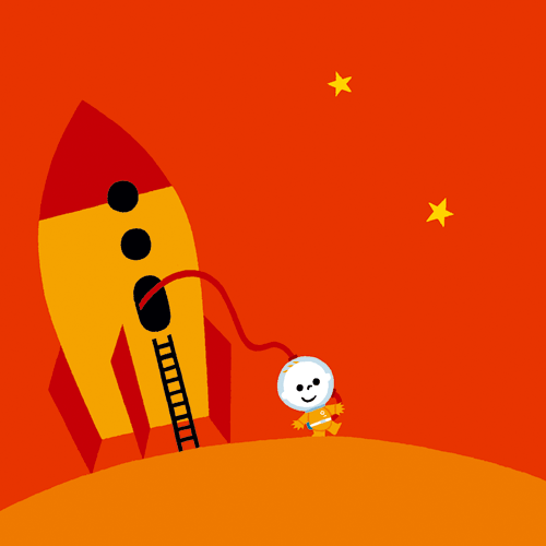 geboortekaartje astronaut