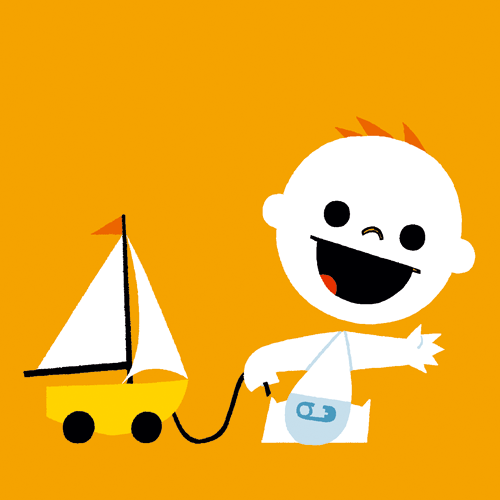 geboortekaartje boot