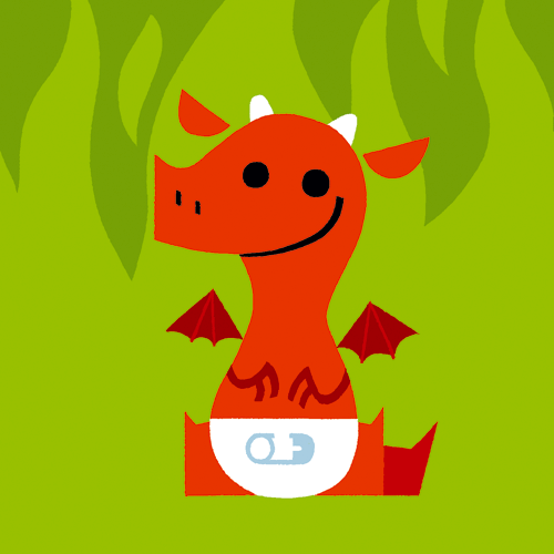 geboortekaartje draak