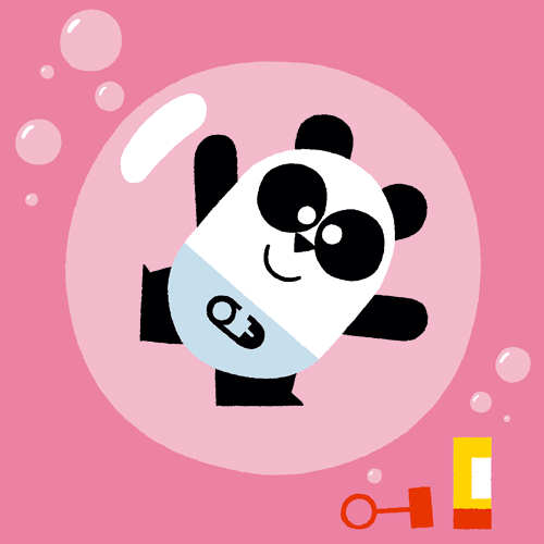 geboortekaartje panda