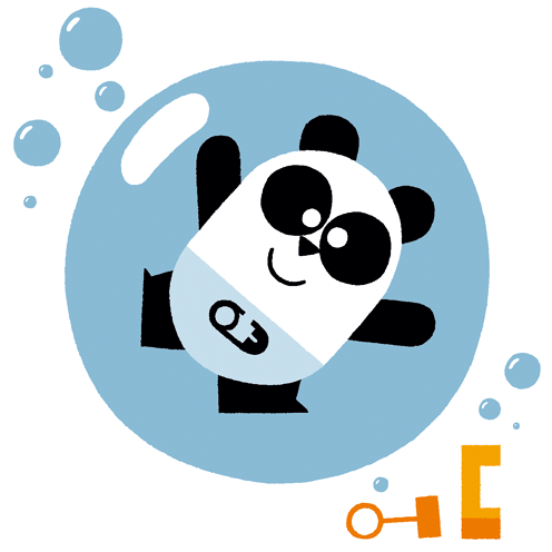 geboortekaartje panda