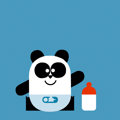 geboortekaartje panda