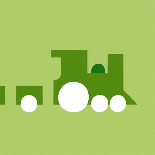 geboortekaartje trein